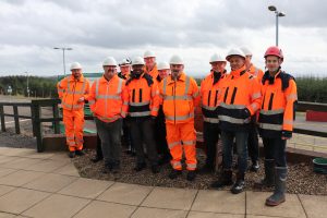 Levenseat West Lothian Council Visit Staff